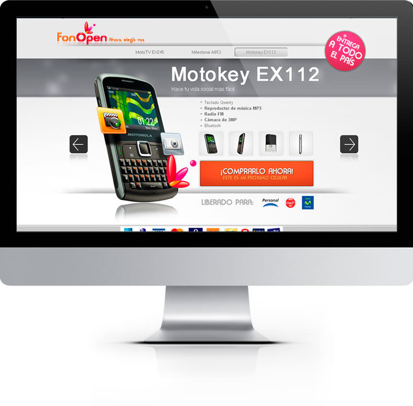 Maquetación de Landing Pages Fonopen