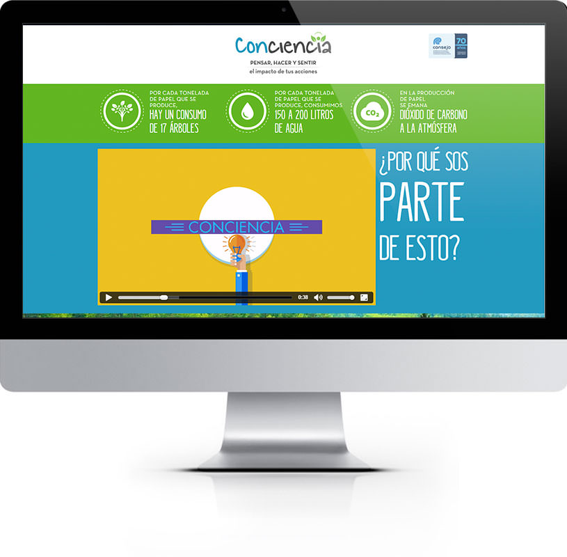 Mockup Home - Campaña Conciencia