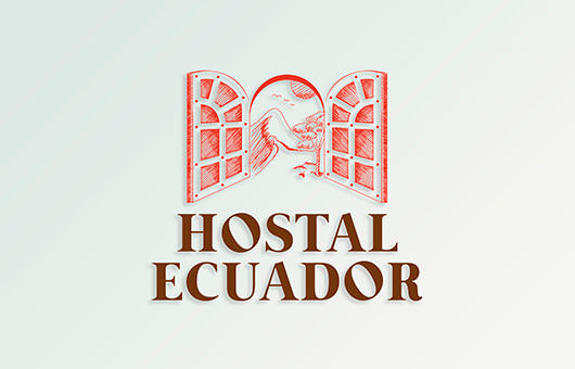 Diseño de logotipo - Hostal Ecuador