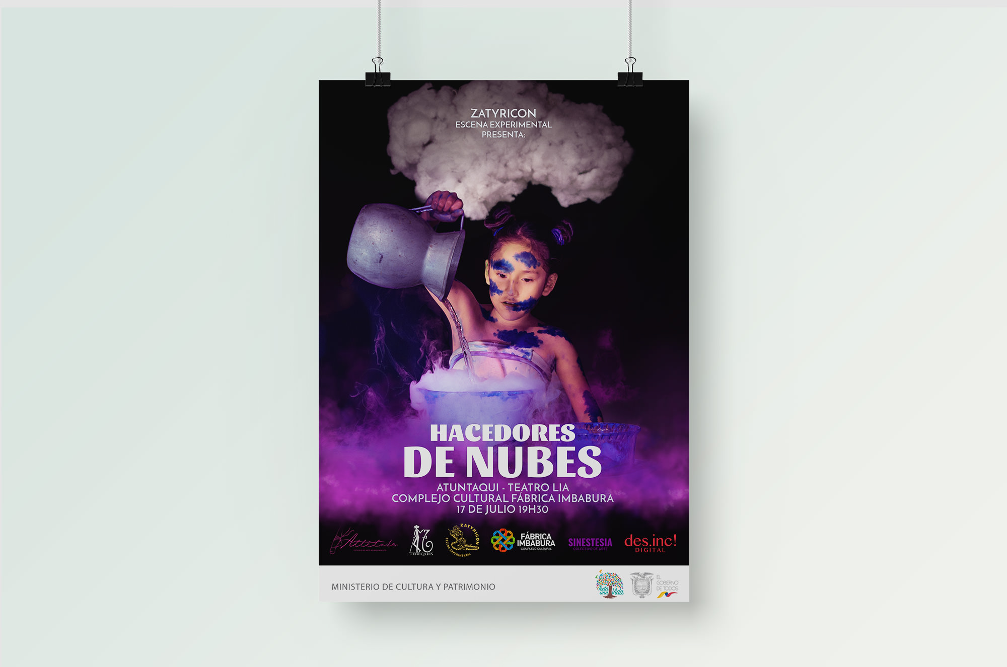 Afiche Hacedores de Nubes versión uno